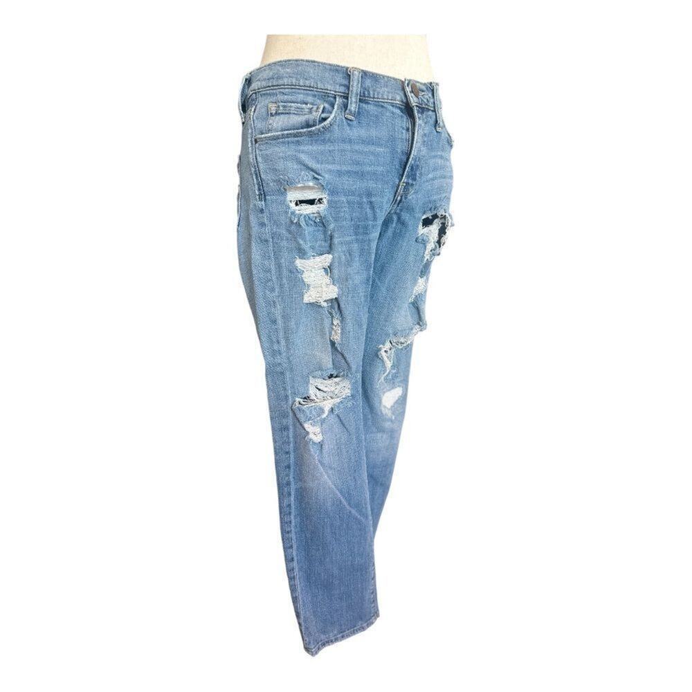 Treasure & Bond - Boyfriend Fit Ripped Faded Denim Jeans - Size 27 - Picture 4 of 15
